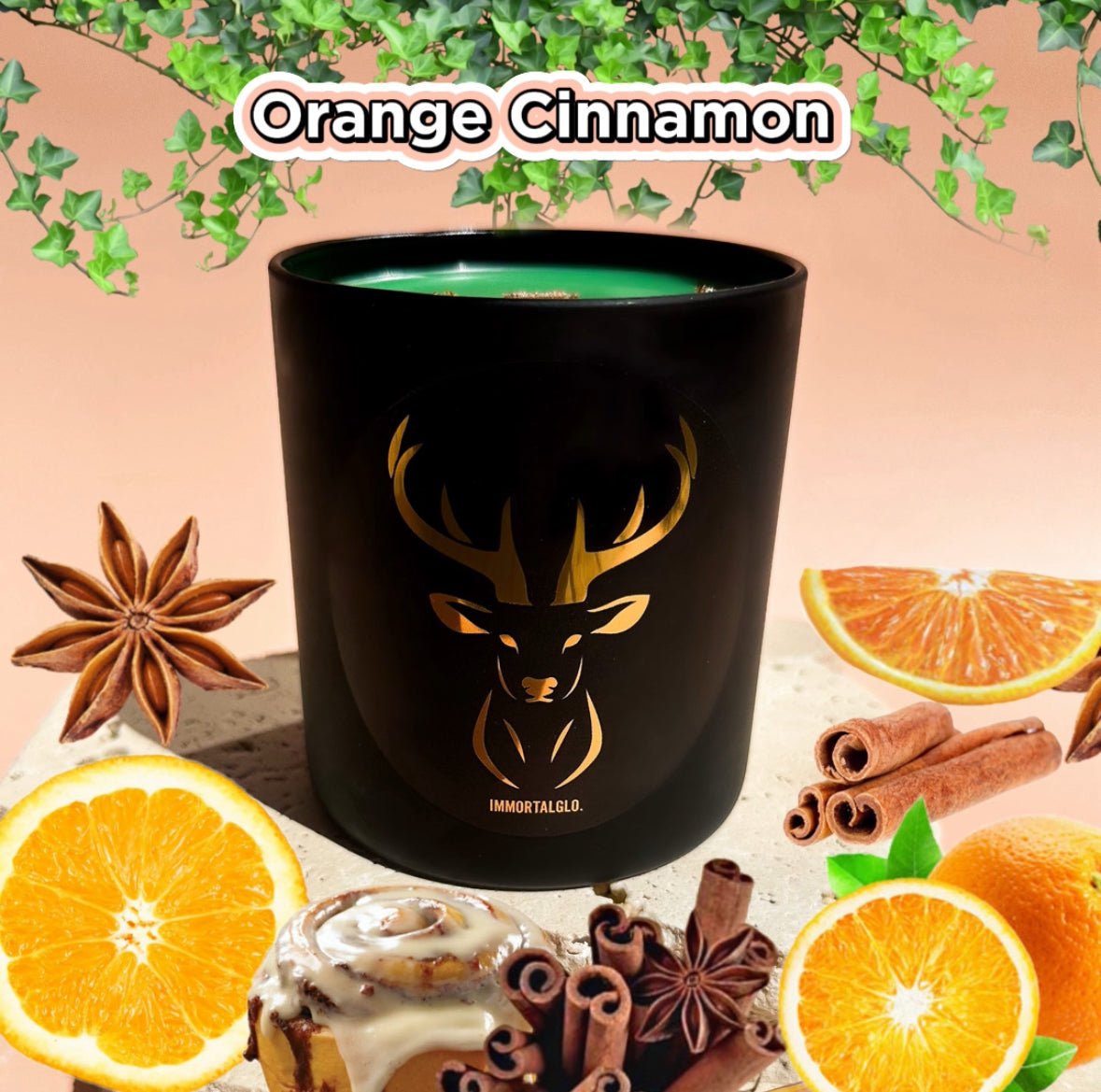 Gold Flake Christmas Coconut Soy Candles - IMMORTALGLO.