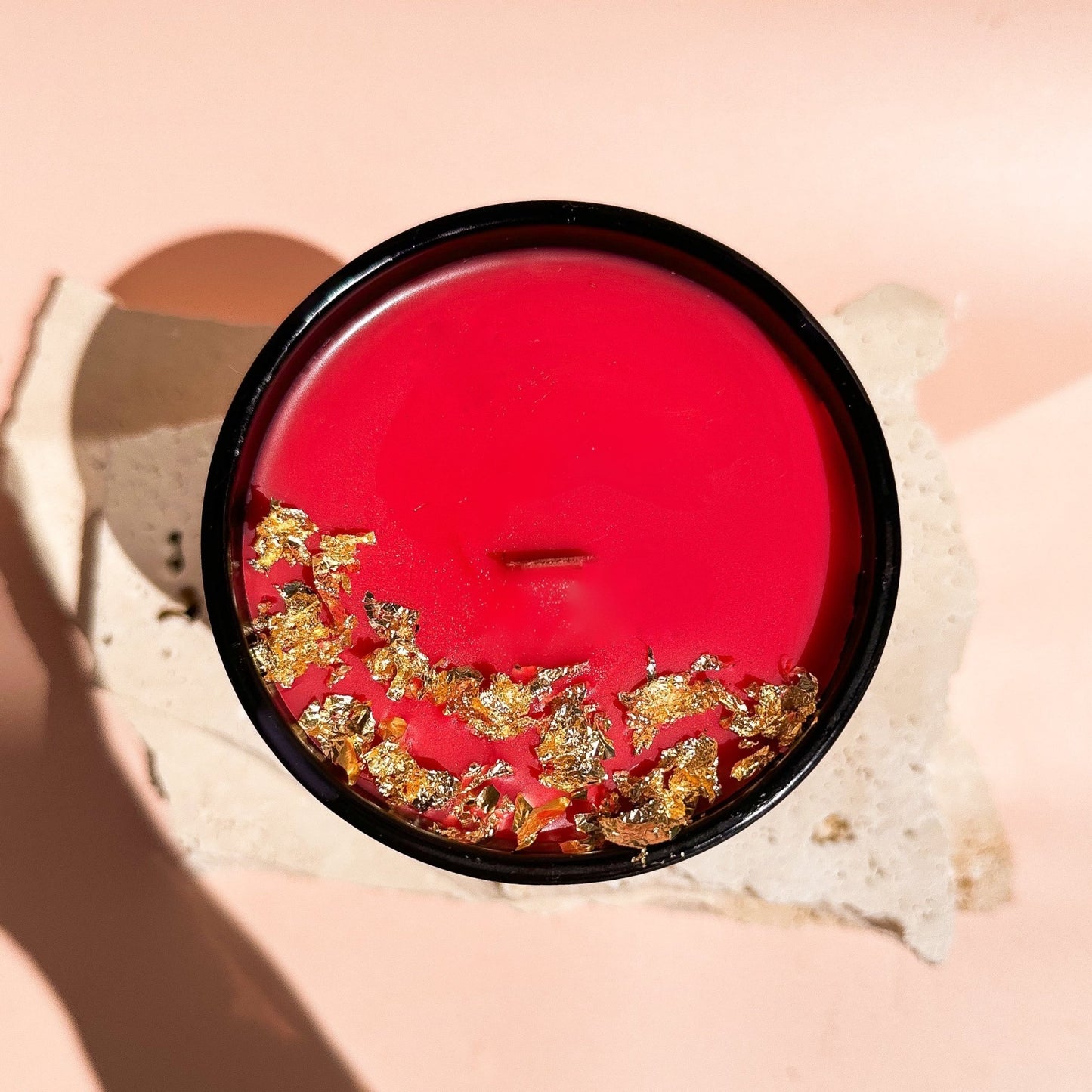 Gold Flake Christmas Coconut Soy Candles - IMMORTALGLO.