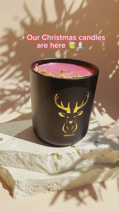 Gold Flake Christmas Coconut Soy Candles