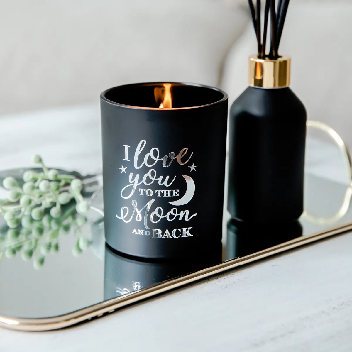 To the Moon Candle - Coconut Soy with Gold Flakes - IMMORTALGLO.